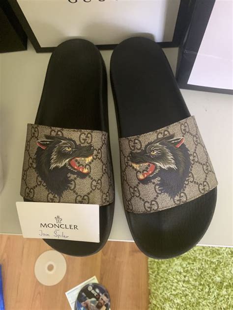 gucci wolf slides|gucci slides clearance.